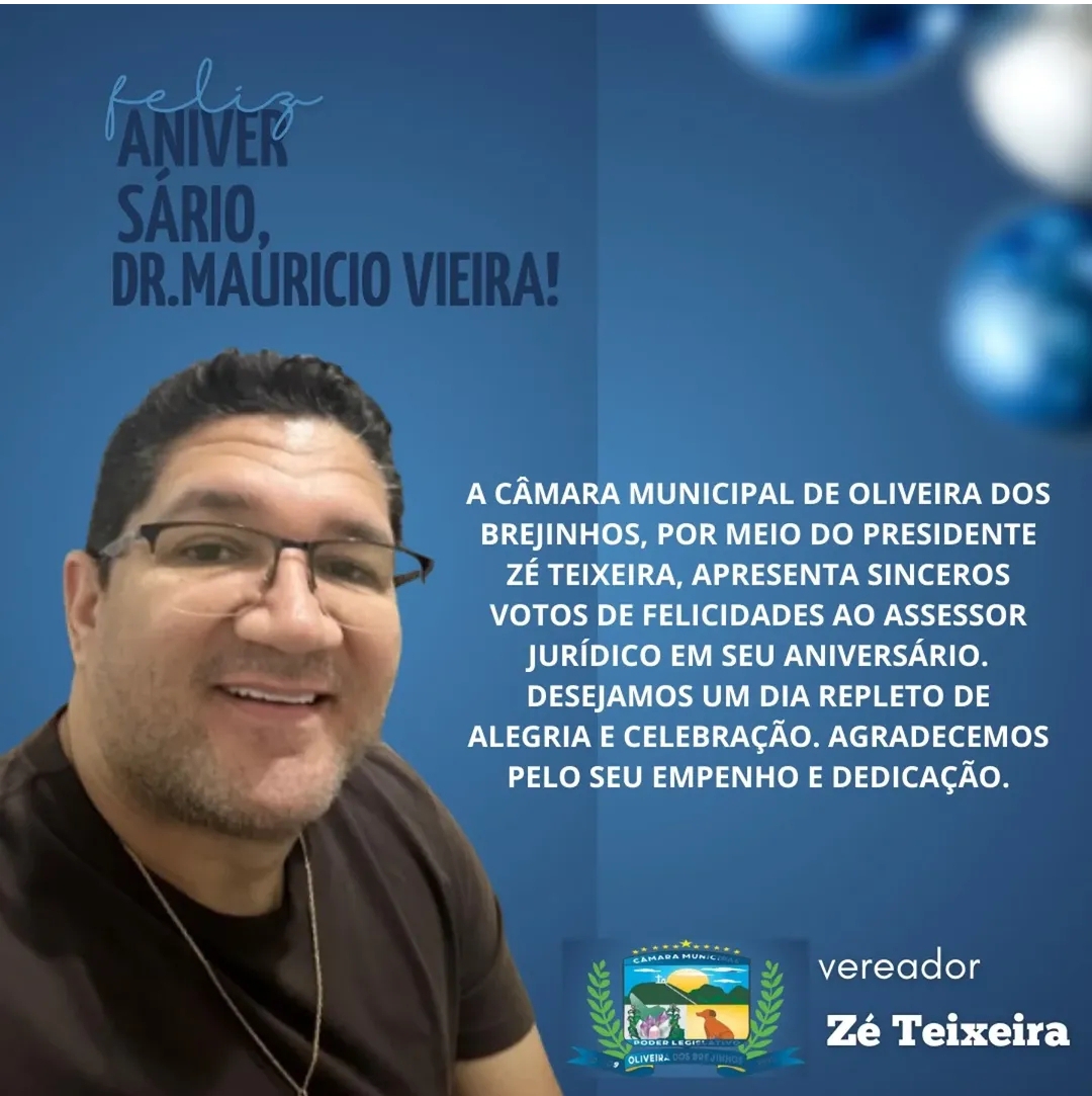 Celebramos o aniversário de nosso assessor jurídico, Maurício Vieira!